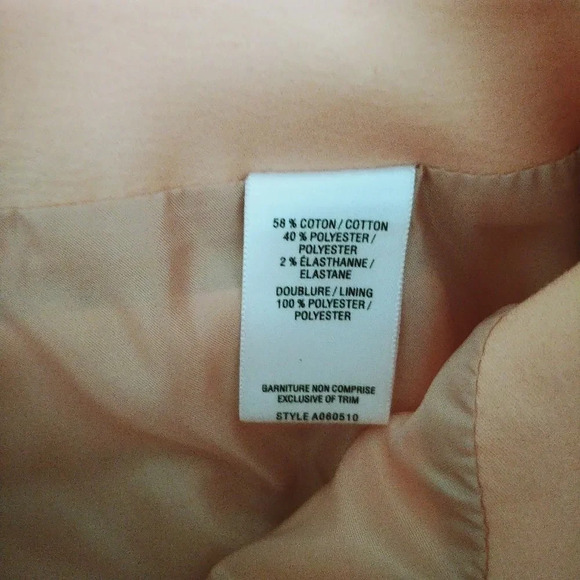 Jacob Pencil Skirt,  Peach/Light Orange, 14 - Picture 9 of 9